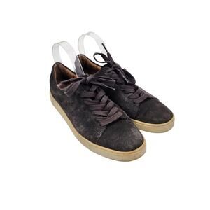 Frye Ivy Low Lace Brown Suede Casual Sneakers Women’s Size 9.5